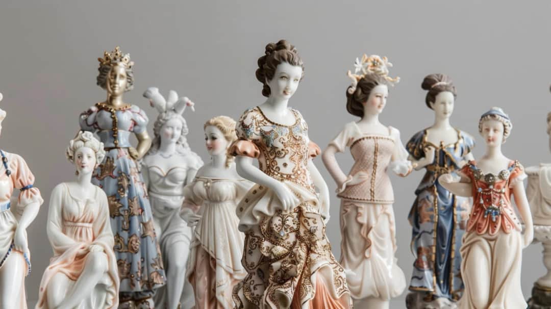 Seria Feston Ćmielów: odkryj urok porcelanowych figur feston