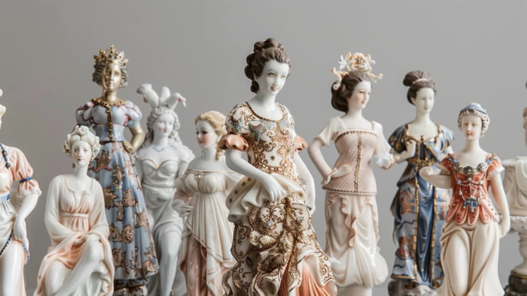 Seria Feston Ćmielów: odkryj urok porcelanowych figur feston