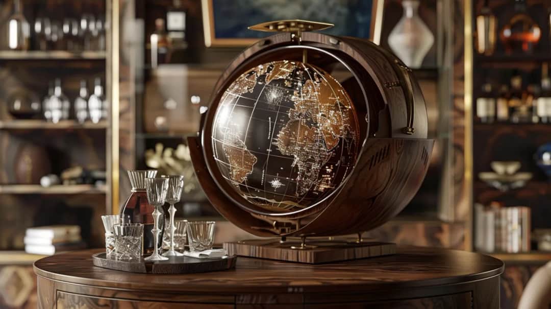 Barek w kształcie globusa: Połączenie stylu i funkcjonalności
