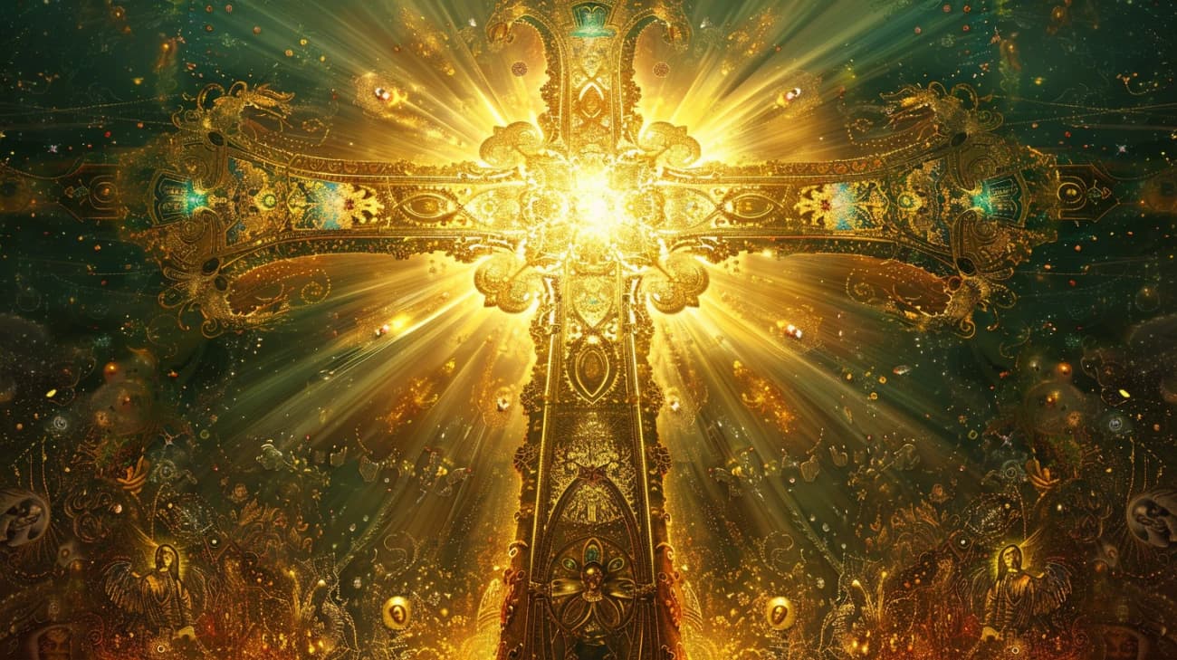 Święte ikony: krzyż w sztuce religijnej - duchowe przeżycie