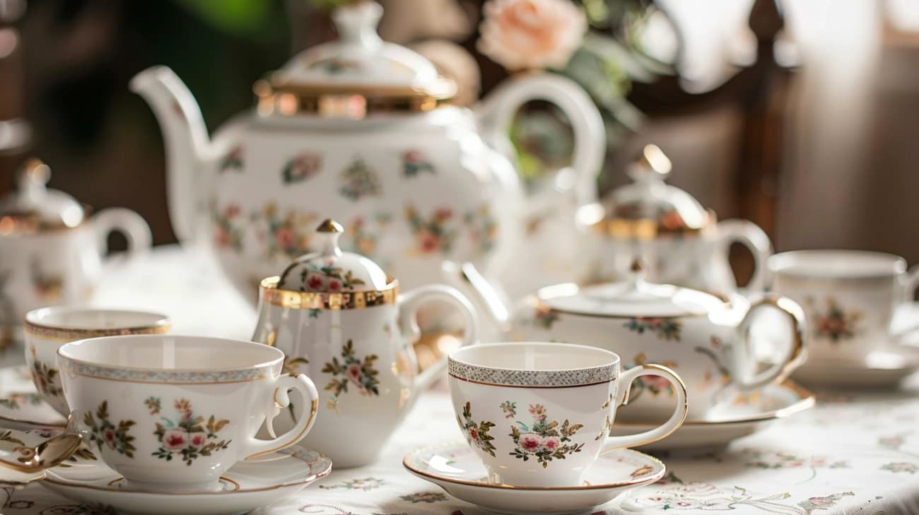 Zestaw kawowy Ćmielów: Tradycja spotkania i elegancja stołu