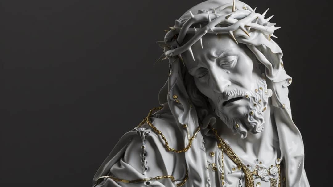 Tajemnice wiary: sakralne figury - Jezus w sztuce porcelany