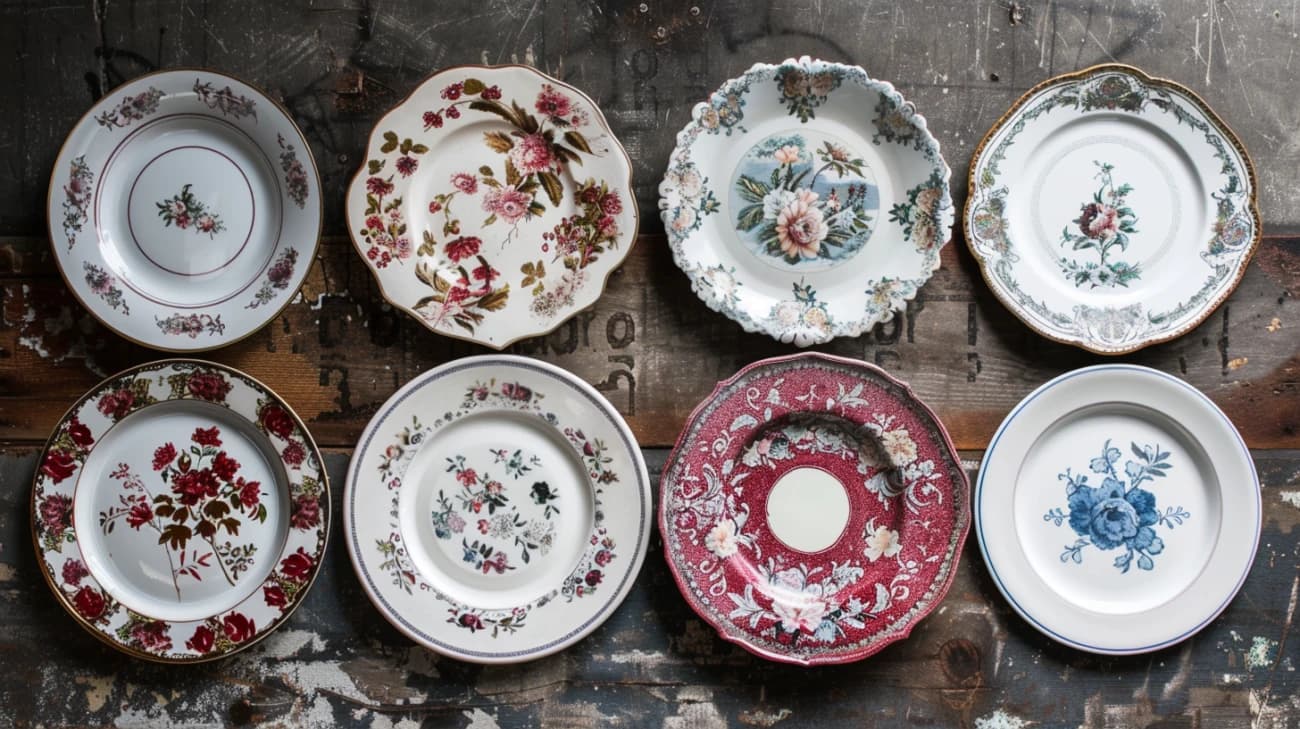 Czy warto zainwestować w komplet 12 talerzy vintage?