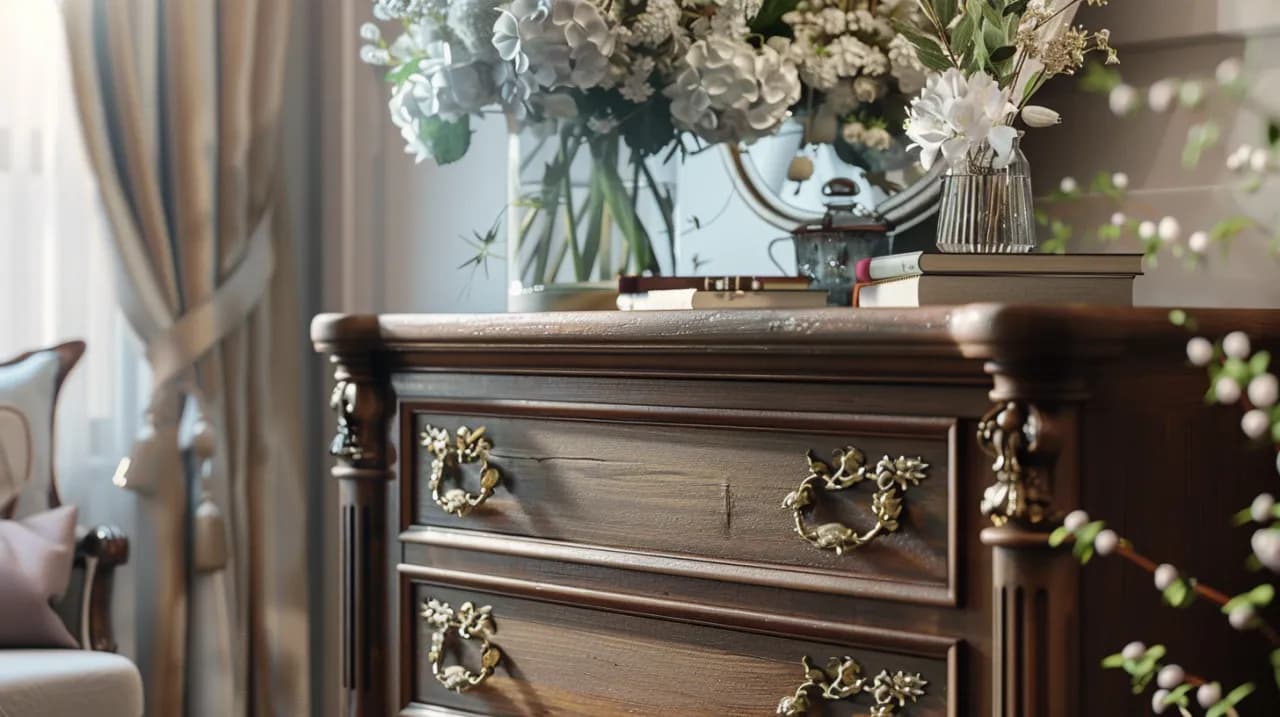 Komoda orzechowa - klasyczna elegancja w Twoim pomieszczeniu
