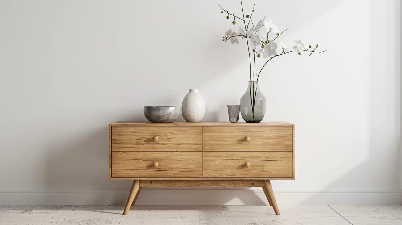 Elegancja i funkcjonalność: komoda słupek - stylowy akcent