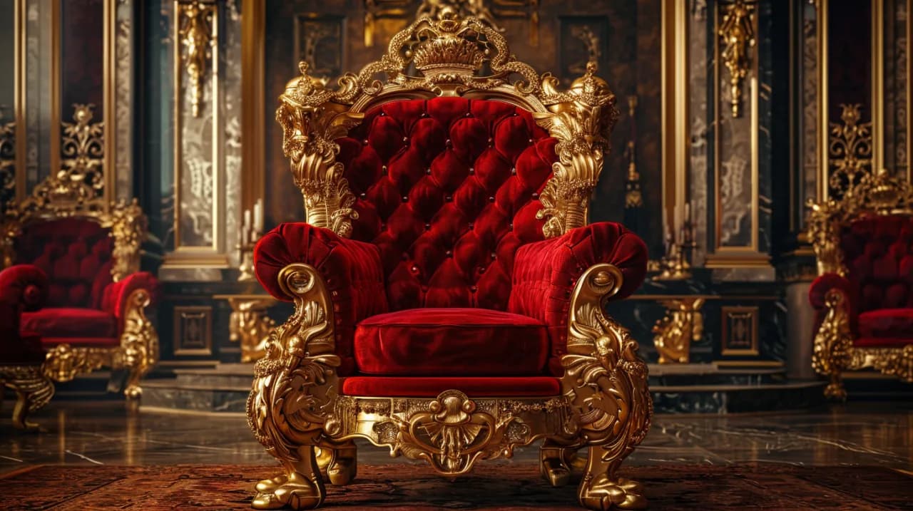 Fotel tron - efektowny i majestatyczny element dekoracji wnętrz