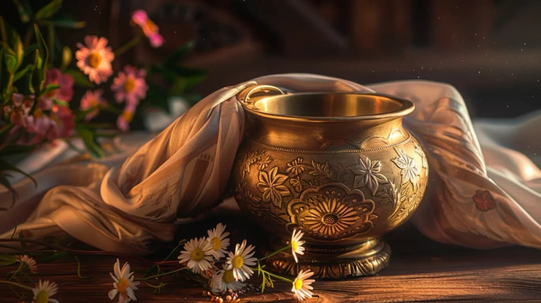 Mosiężna cukiernica: elegancja i styl w zabytkowym wydaniu