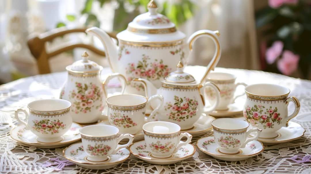 Komplety kawowe z porcelany: dbanie o delikatne naczynia