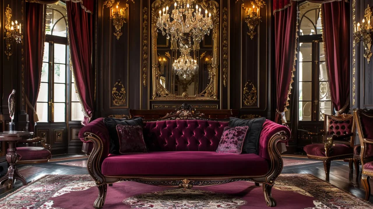 Kanapa w stylu Ludwika Filipa - synonim luksusu i wyrafinowania