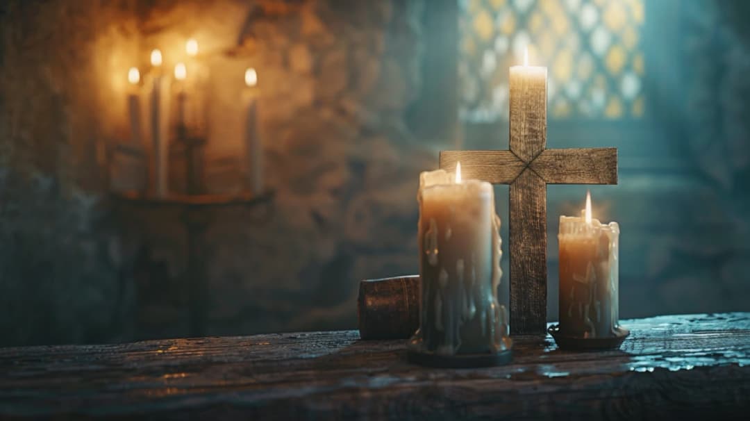 Lichtarze i krzyże: mistyczne akcenty w Twojej dekoracji