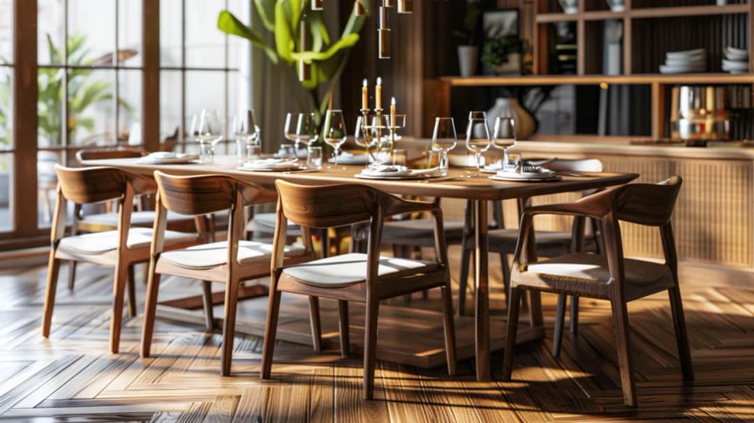 Stół z 6 krzesłami, czyli idealny zestaw do twojej jadalni