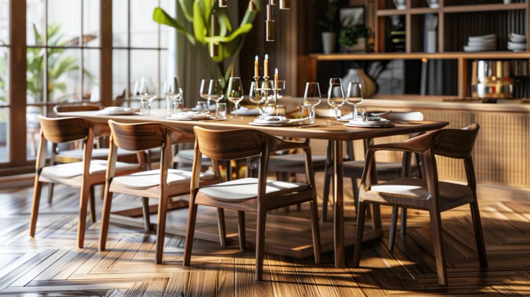 Stół z 6 krzesłami, czyli idealny zestaw do twojej jadalni