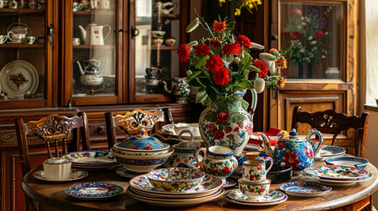 Porcelana Ćmielów z lat 70.: cenne kolekcje i ich wartość